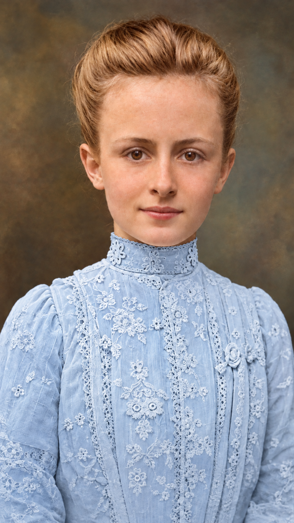 Restored colour portrait